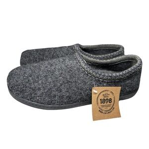Haflinger Charcoal Pure New Wool Slippers neutral 44 winter cozy lounge